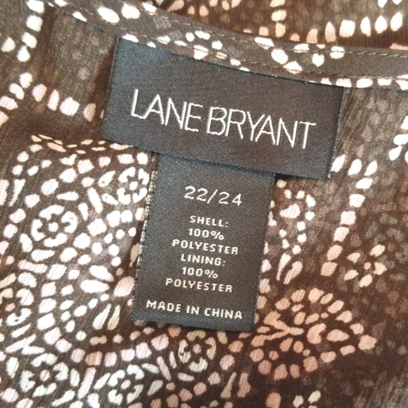 Lane Bryant Blouse Flutter Sleeve - Picture 5 of 5